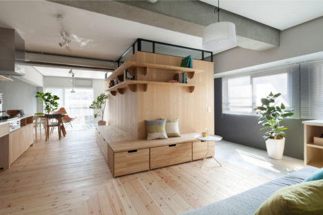サムネイル:大野力 / sinatoによる、集合住宅の1室をリノベーションした住宅「Fujigaoka M」