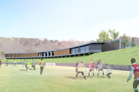 サムネイル:ジュビロ磐田の新施設「（仮称）Jubilo Clubhouse・Athlete Center」を渡辺隆建築設計事務所が設計