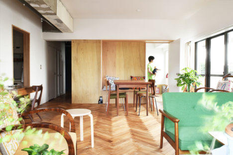 サムネイル:MoY architects / 山本基揮建築設計による、集合住宅の一室の改修「石川台のアパート」