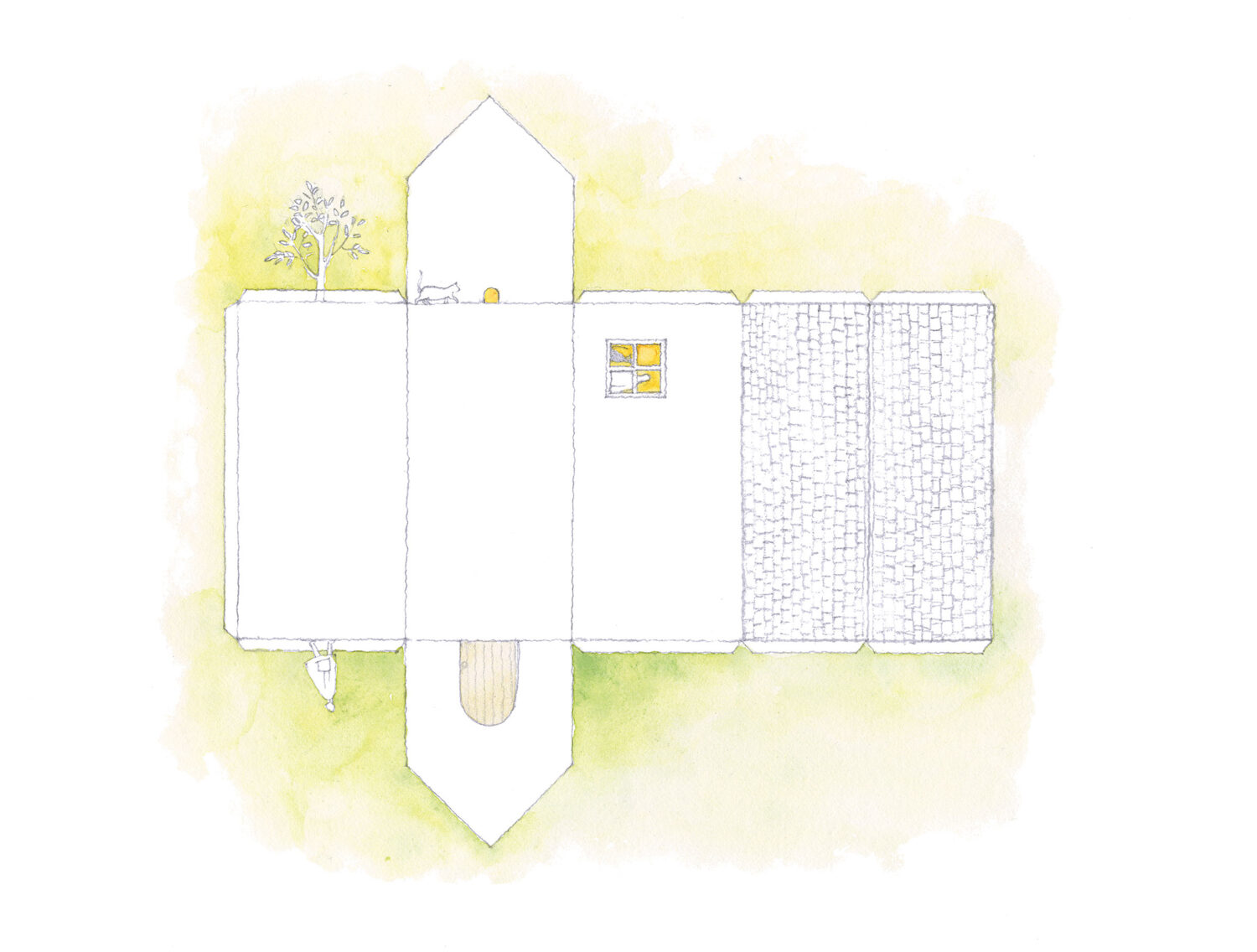 八島正年＋八島夕子 / 八島建築設計事務所による、東京・武蔵野市の住宅「吉祥寺南の家」