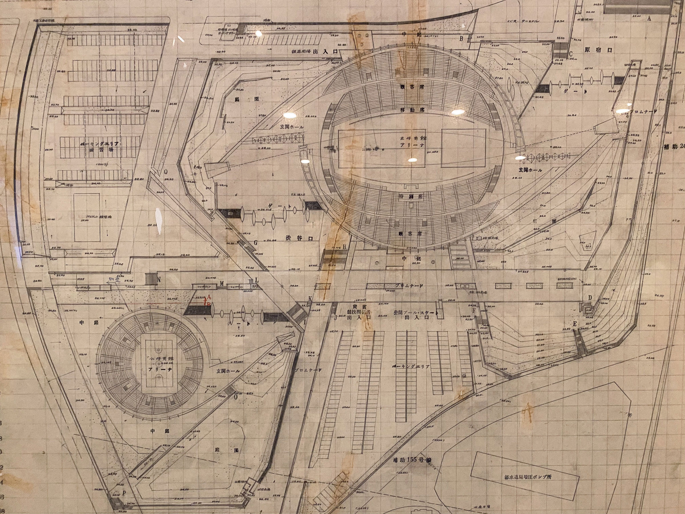 丹下健三の、国立近現代建築資料館で行われている建築展「戦前から